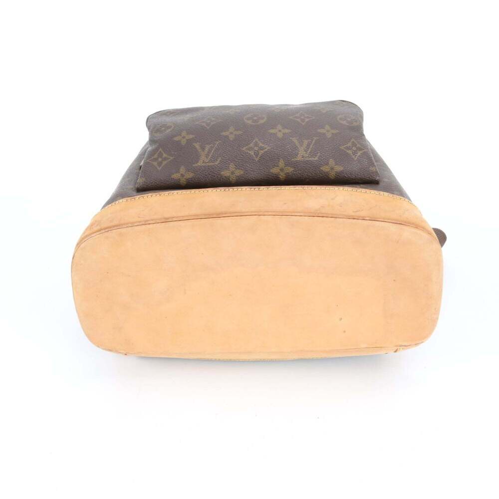 LOUIS VUITTON Brown Monogram Leather Backpack - Picture 6 of 10